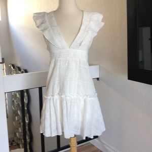White Flowy Sexy Summer Dress